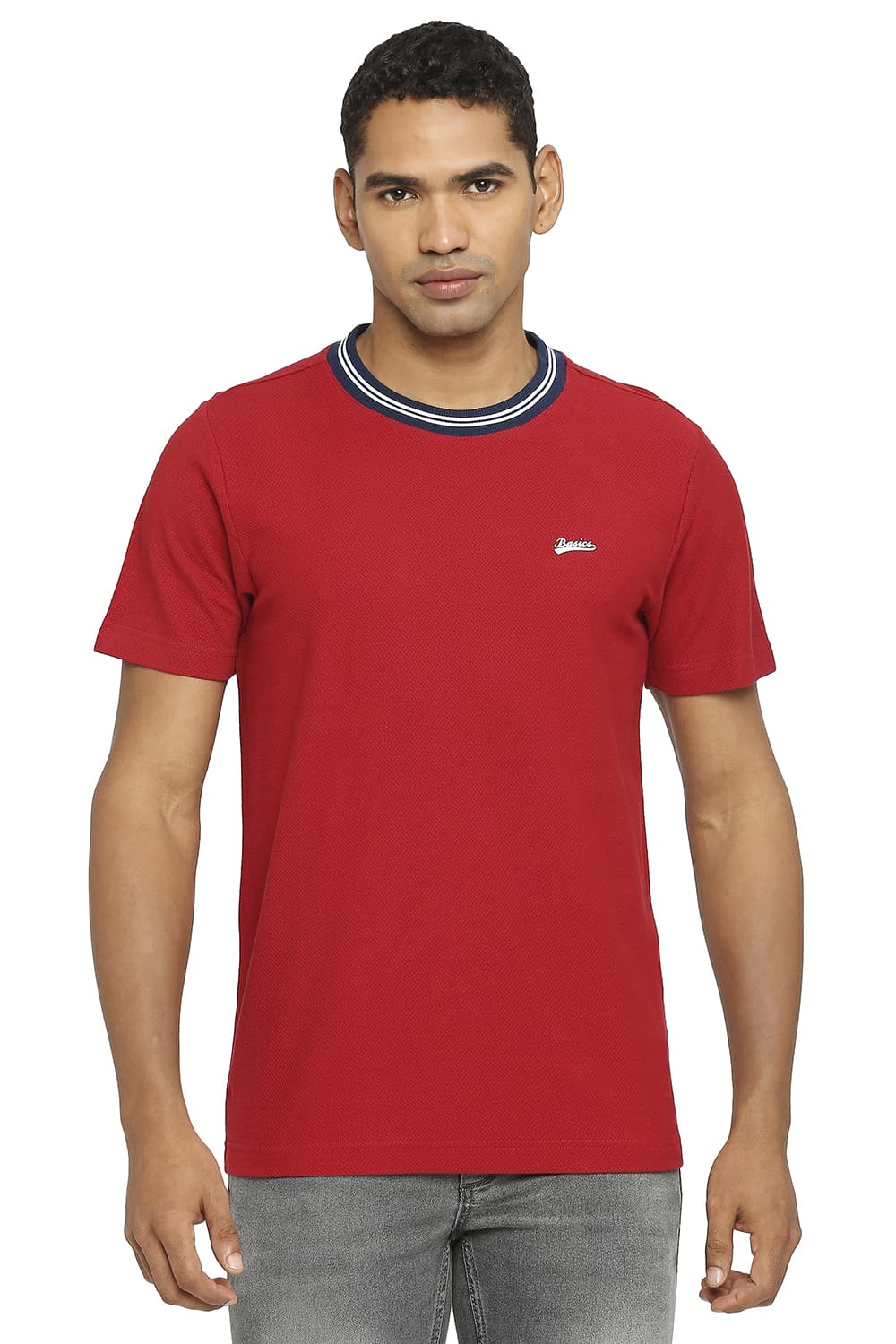 BASICS MUSCLE FIT CREW T-SHIRT