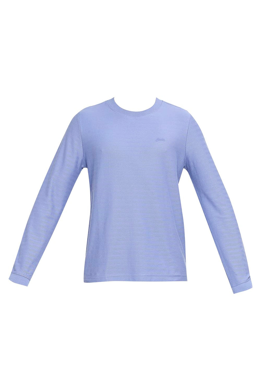 BASICS MUSCLE FIT PALE IRIS CREW T-SHIRT