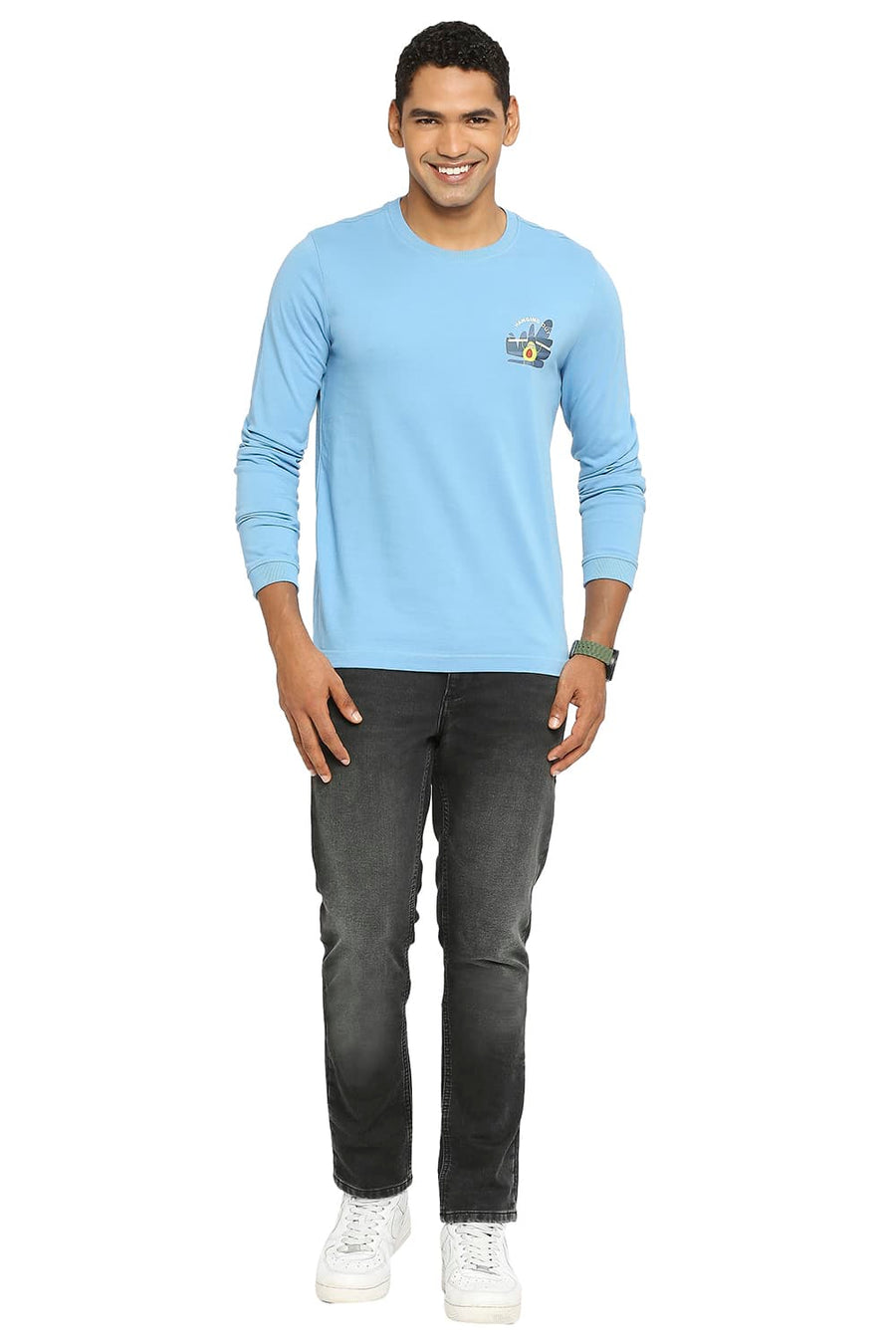 BASICS MUSCLE FIT NIAGARA CREW T-SHIRT