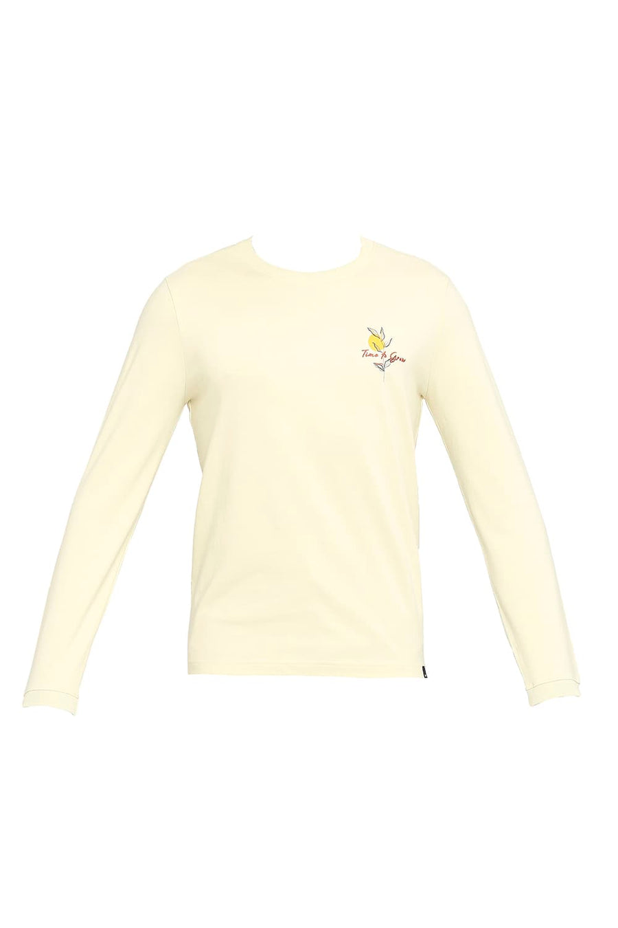 BASICS MUSCLE FIT CLOUD CREAM CREW T-SHIRT