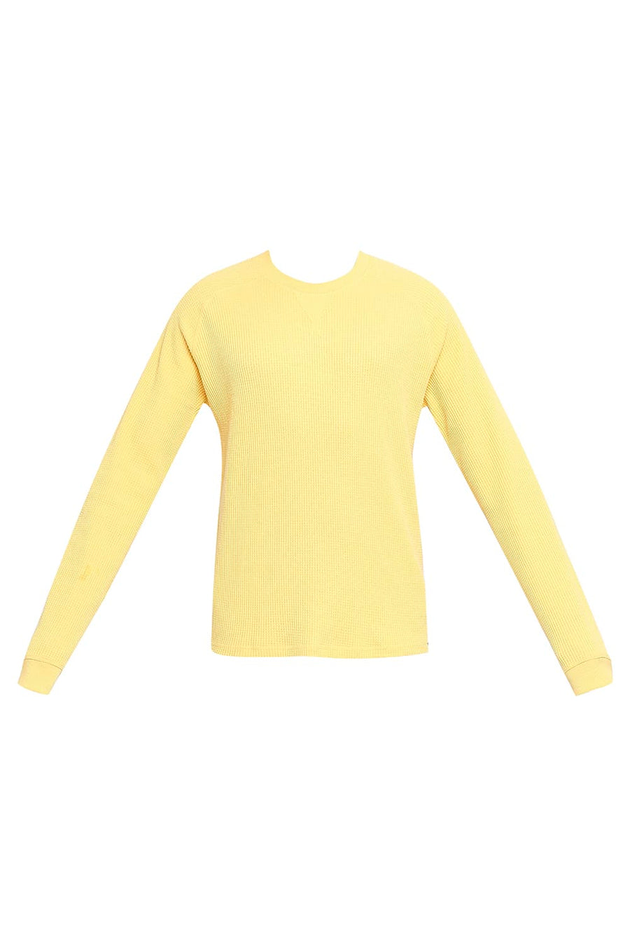 BASICS MUSCLE FIT BANANA CREAM CREW T-SHIRT