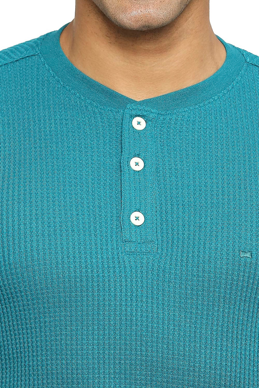 BASICS MUSCLE FIT KAYAKING HENLEY T-SHIRT