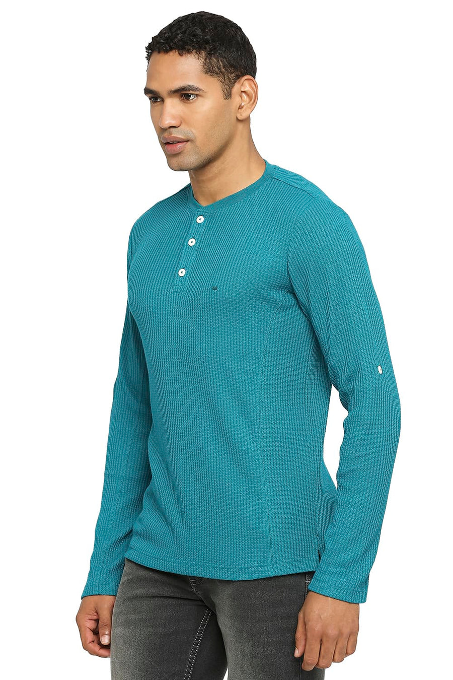 BASICS MUSCLE FIT KAYAKING HENLEY T-SHIRT