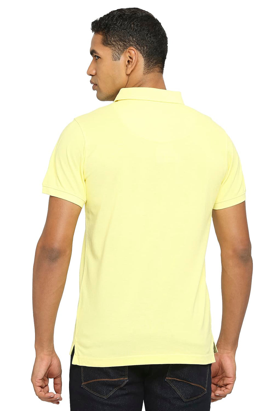 BASICS MUSCLE FIT ACACIA POLO T-SHIRT