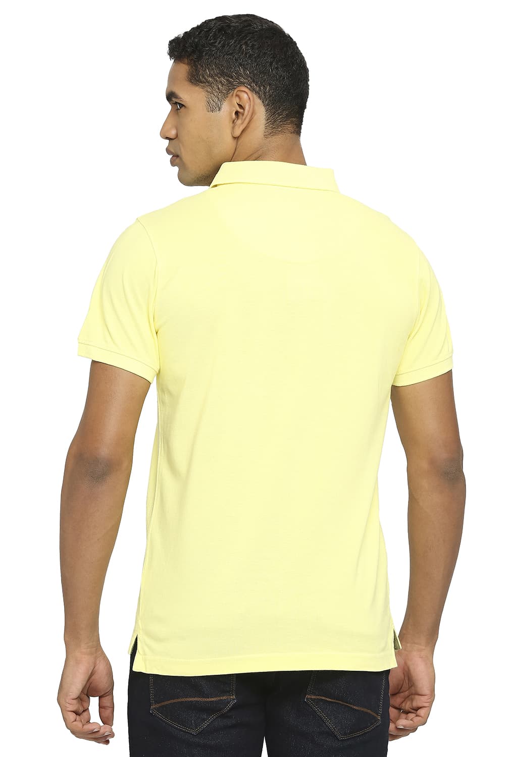 BASICS MUSCLE FIT POLO T-SHIRT