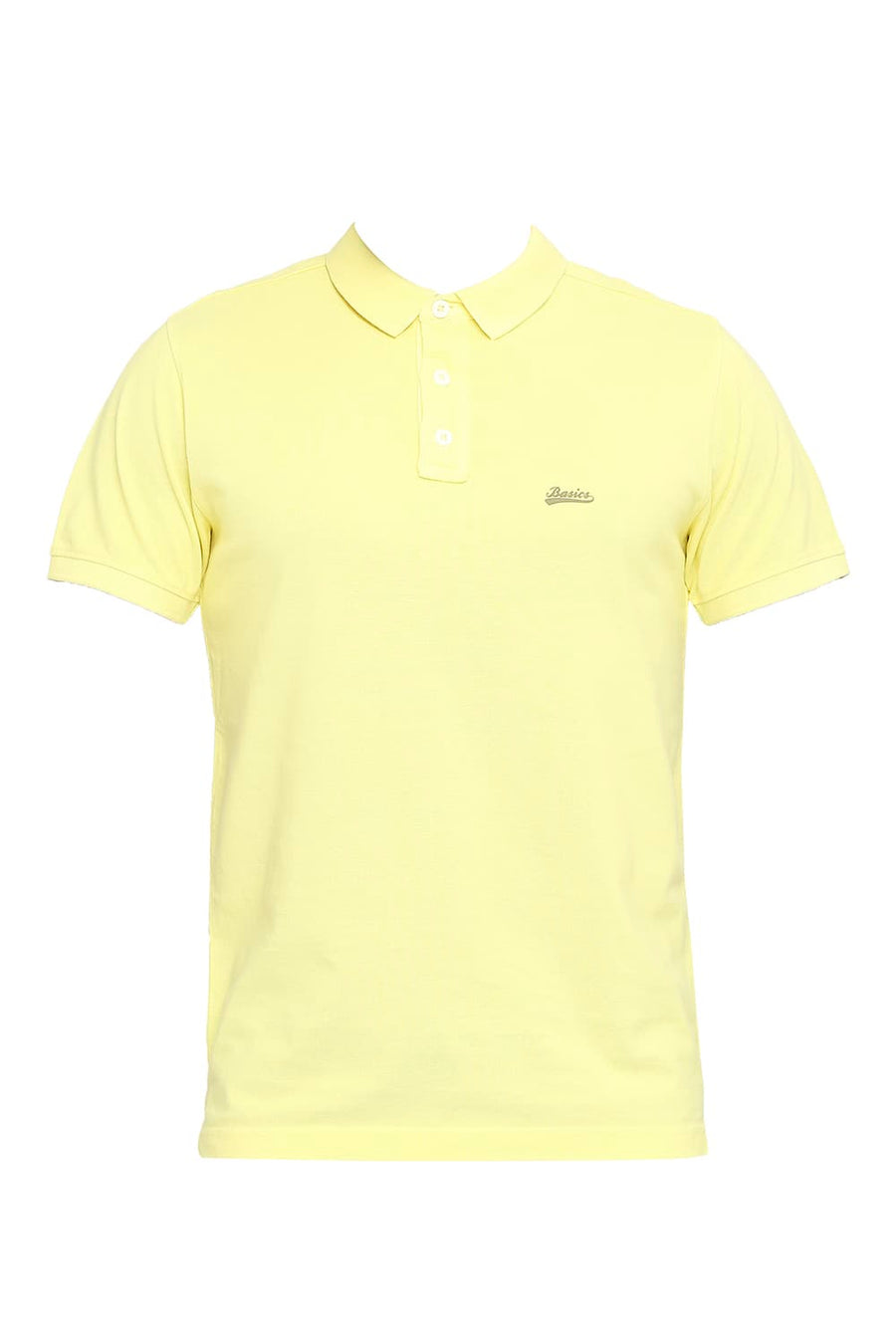 BASICS MUSCLE FIT ACACIA POLO T-SHIRT