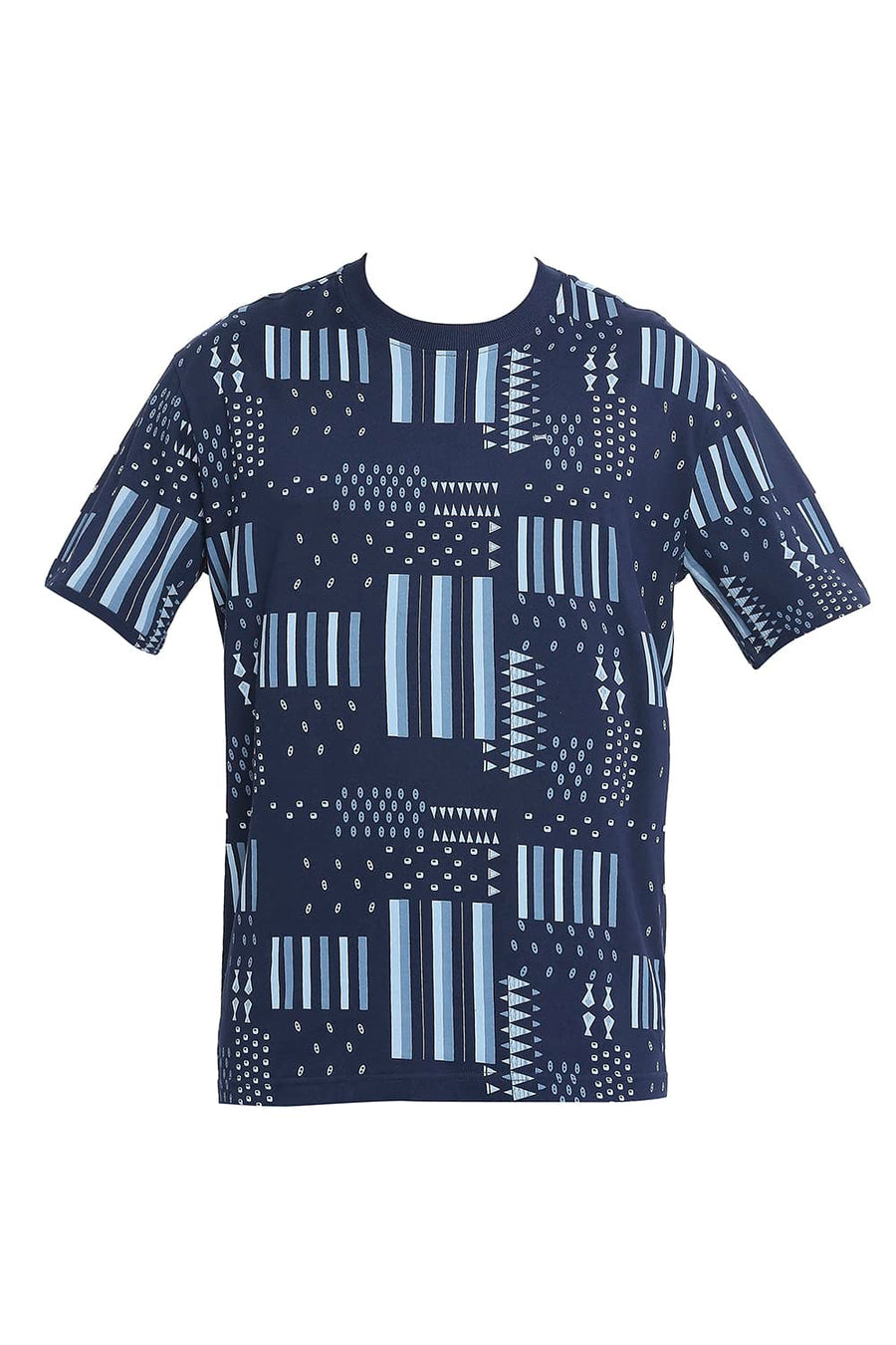 BASICS RELAXED FIT NAVALACADEMY PRINTED CREW T-SHIRT