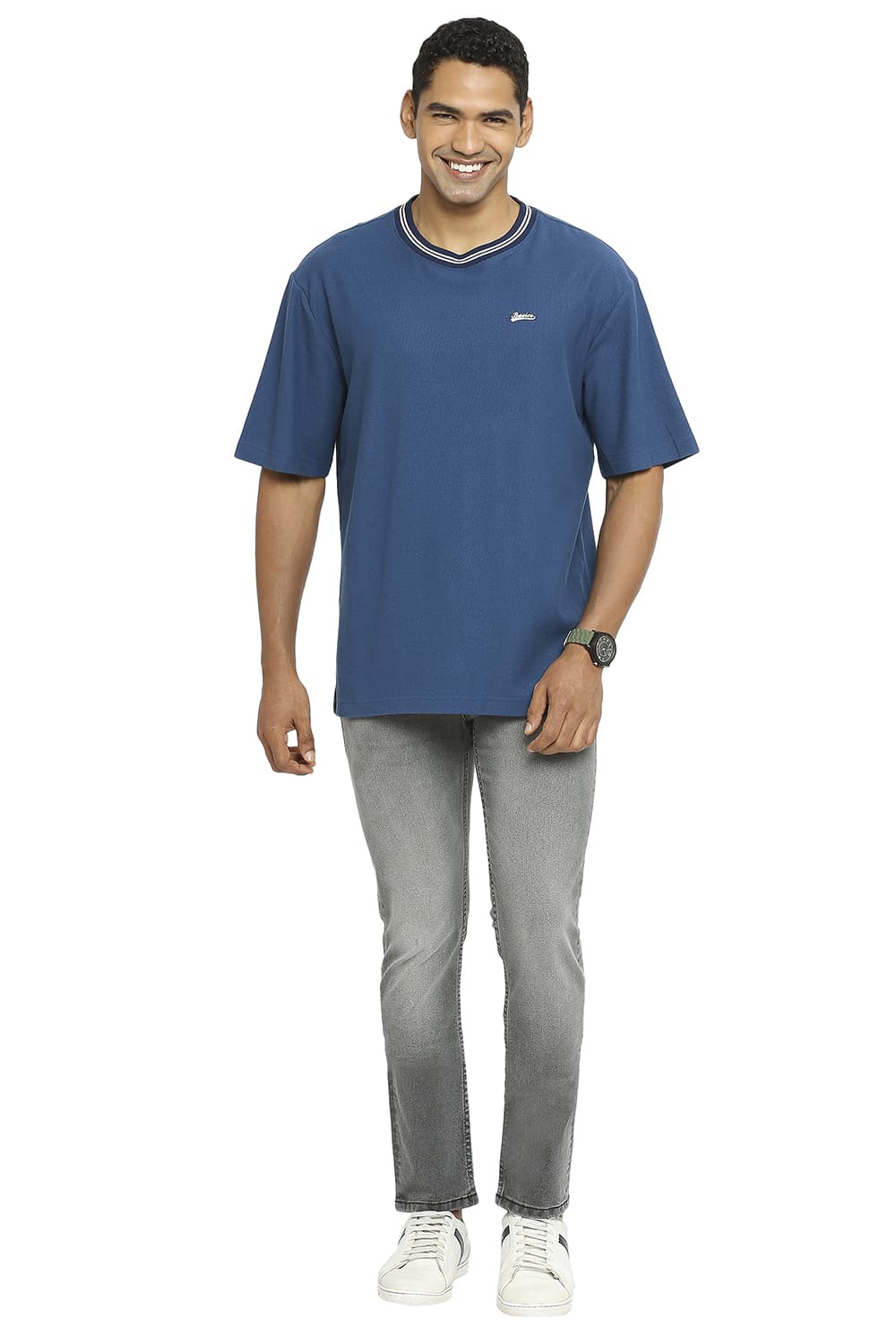 BASICS RELAXED FIT CREW T-SHIRT