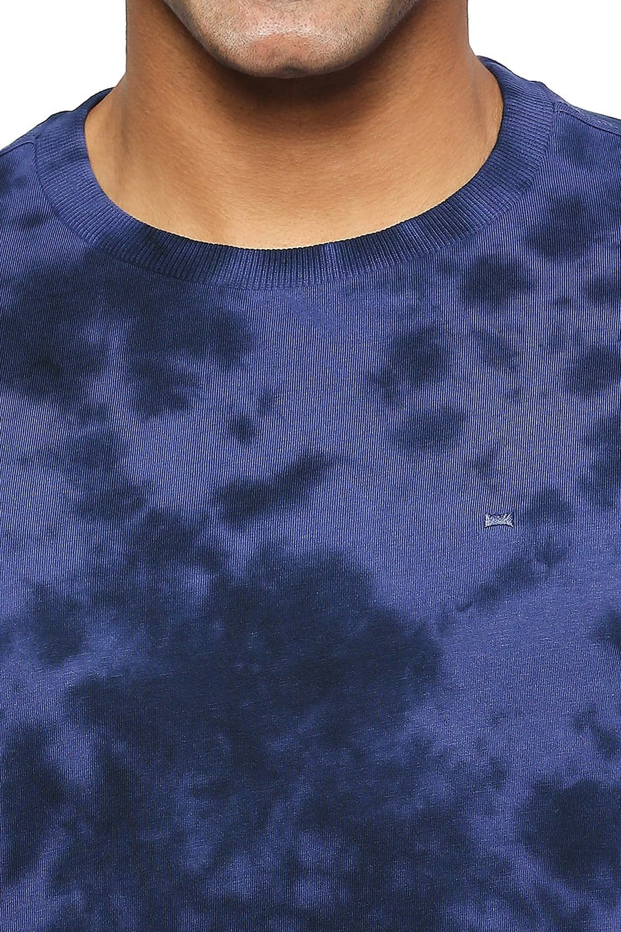 BASICS MUSCLE FIT NAVALACADEMY TIE DYE CREW T-SHIRT