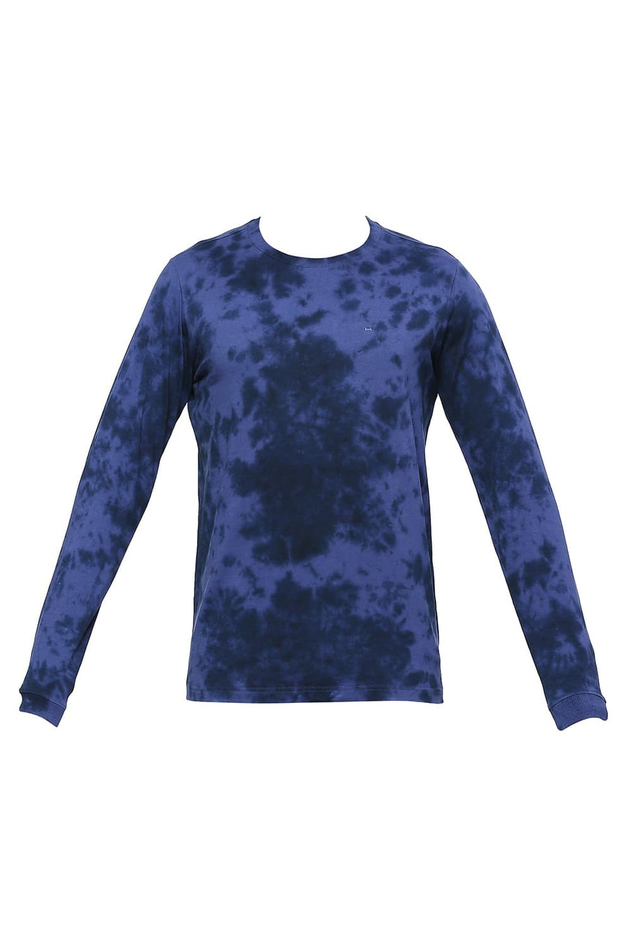 BASICS MUSCLE FIT NAVALACADEMY TIE DYE CREW T-SHIRT