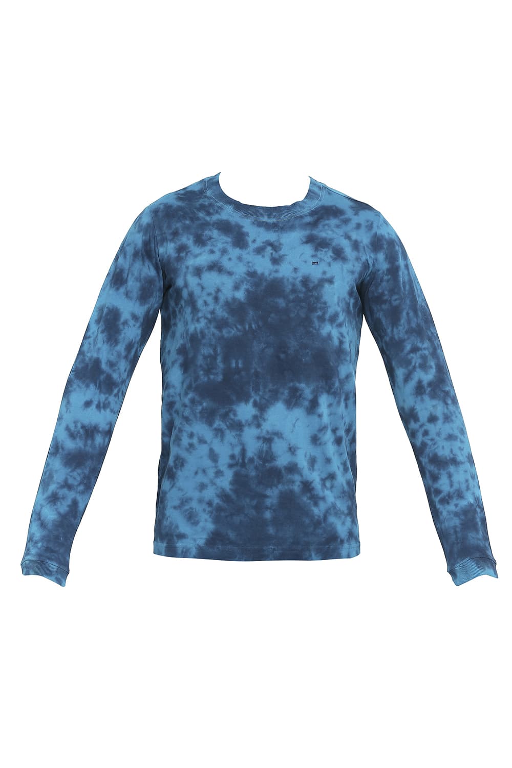 BASICS MUSCLE FIT TIE DYE CREW T-SHIRT