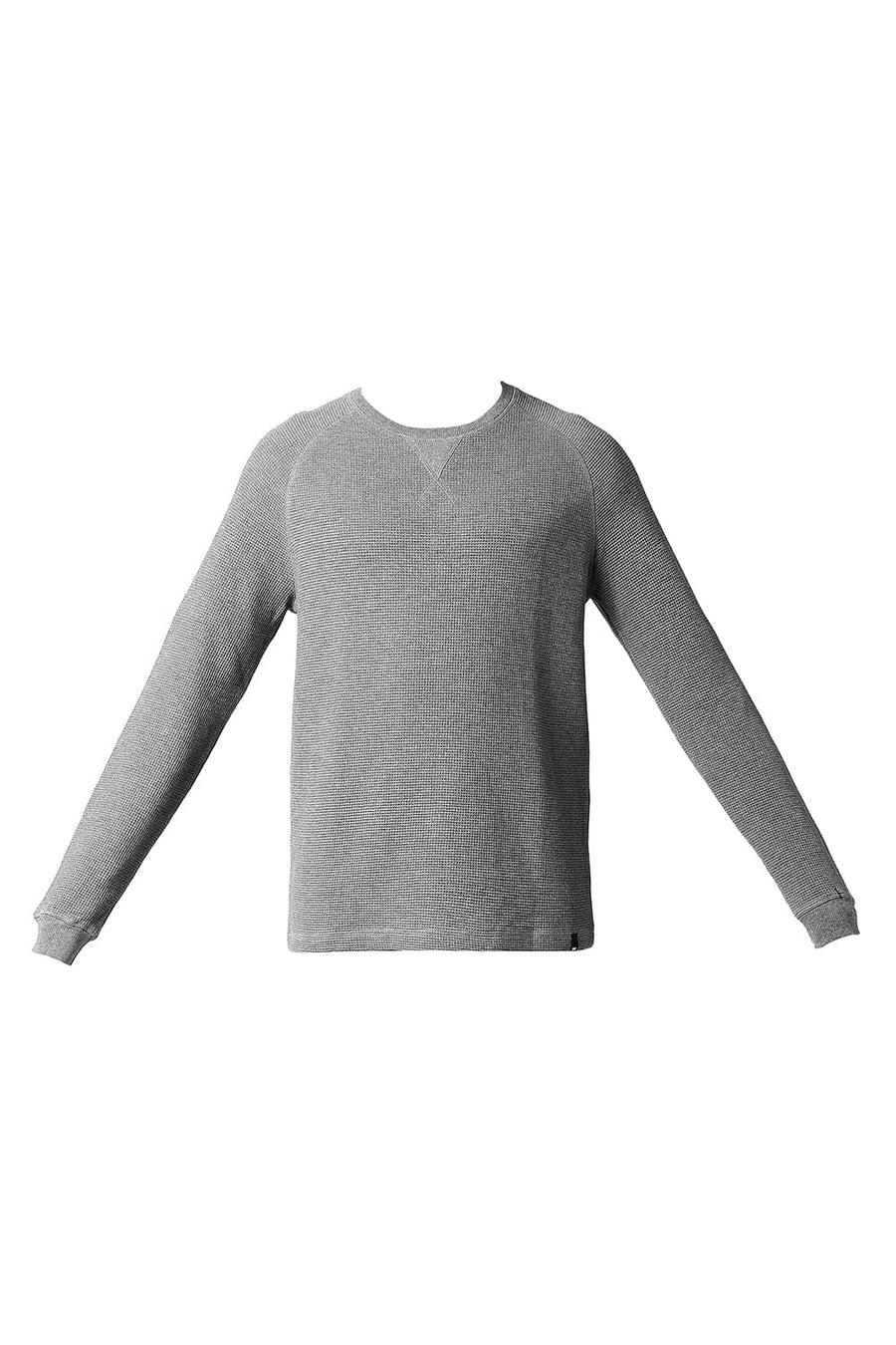 BASICS MUSCLE FIT FROST GREY CREW T-SHIRT