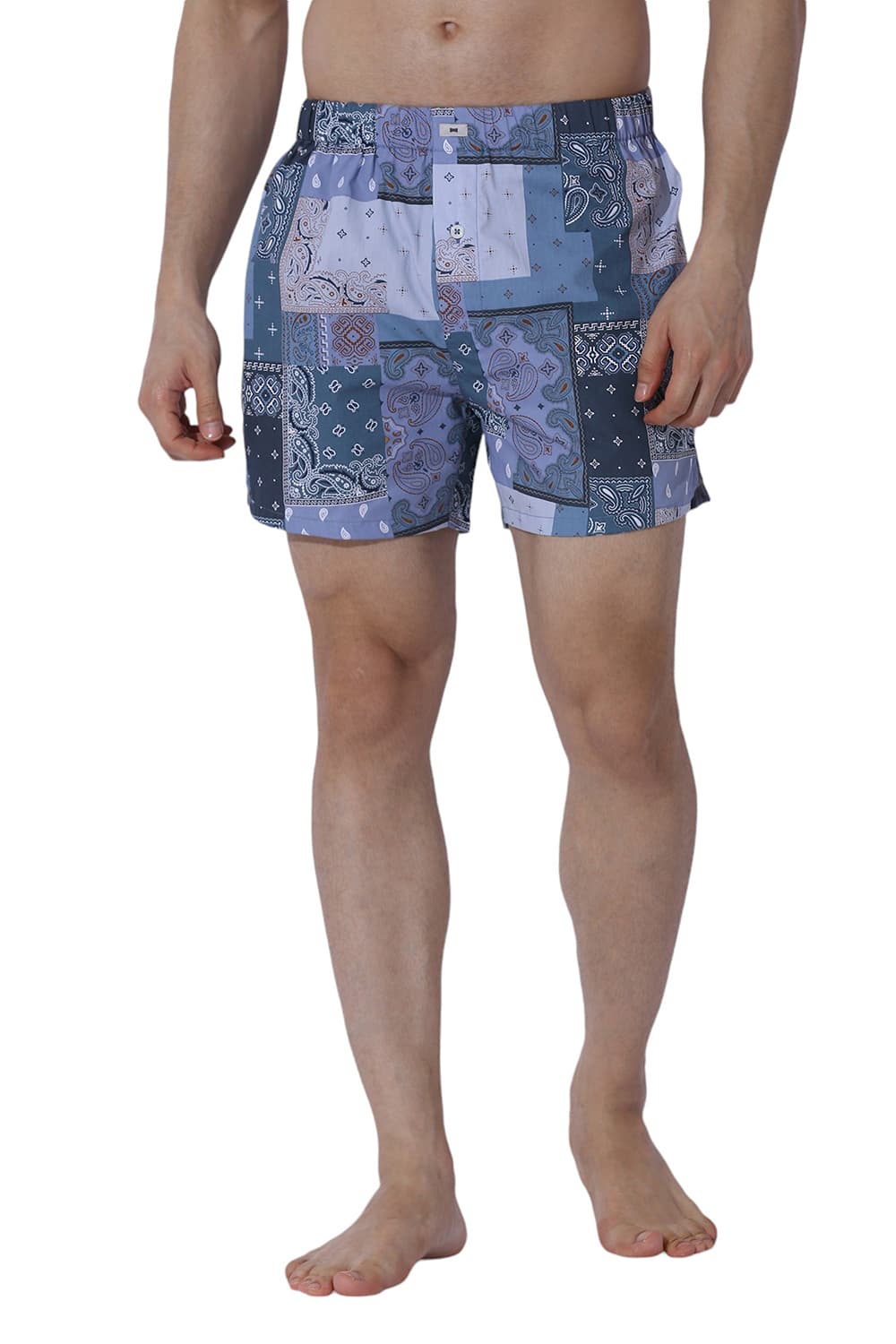 COMFORT FIT COTTON PRINTED BOXER SHORTS