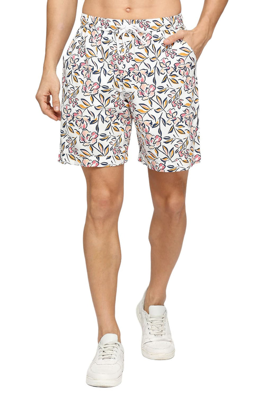 BASICS COMFORT FIT CARMINE PINK COTTON VISCOSE CO-ORDS SHORTS
