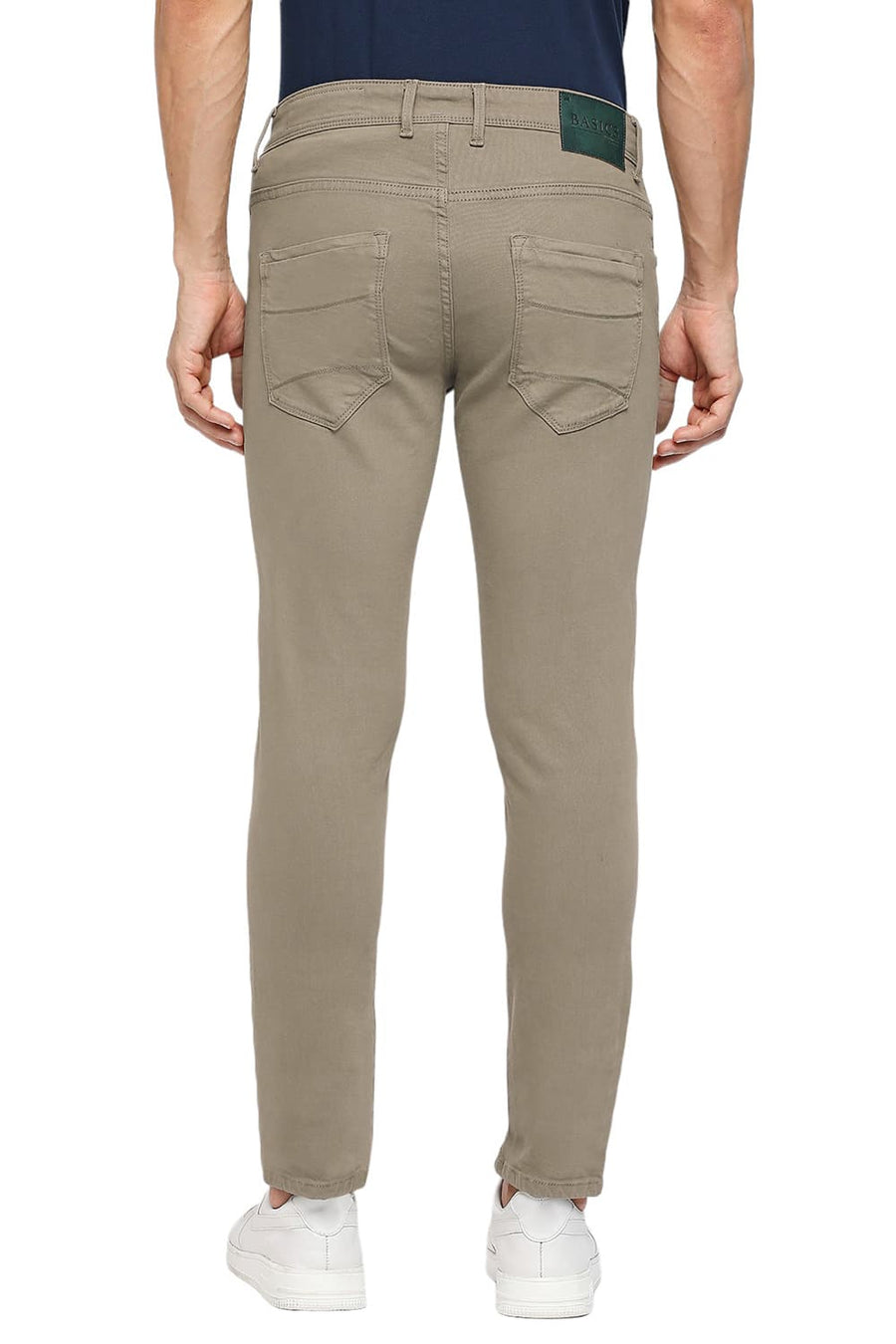 BASICS BLADE FIT MOSS GREY STRETCH JEANS
