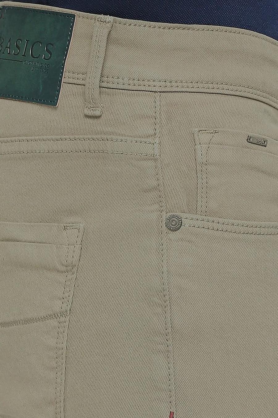 BASICS BLADE FIT MOSS GREY STRETCH JEANS