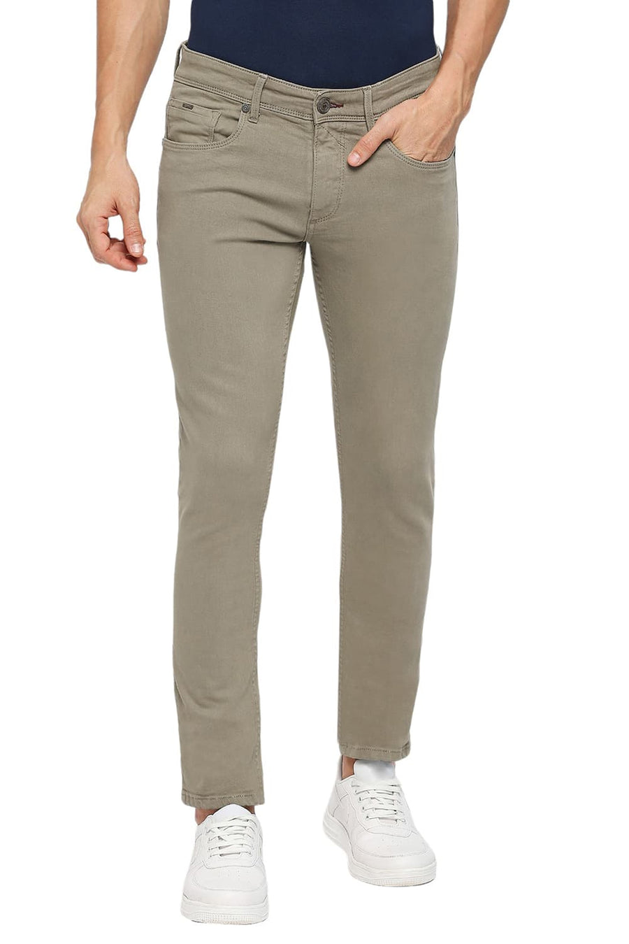 BASICS BLADE FIT MOSS GREY STRETCH JEANS