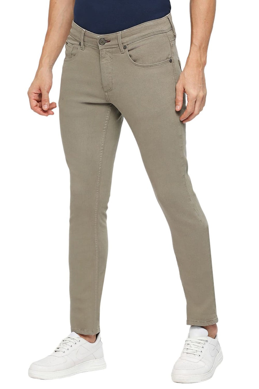 BASICS BLADE FIT MOSS GREY STRETCH JEANS