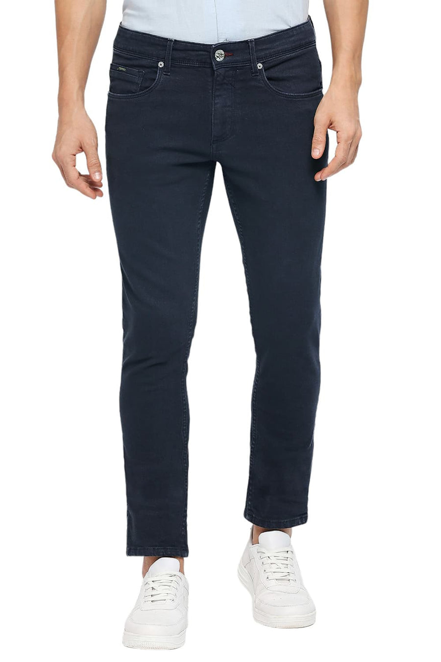 BASICS BLADE FIT BLUEBERRY STRETCH JEANS