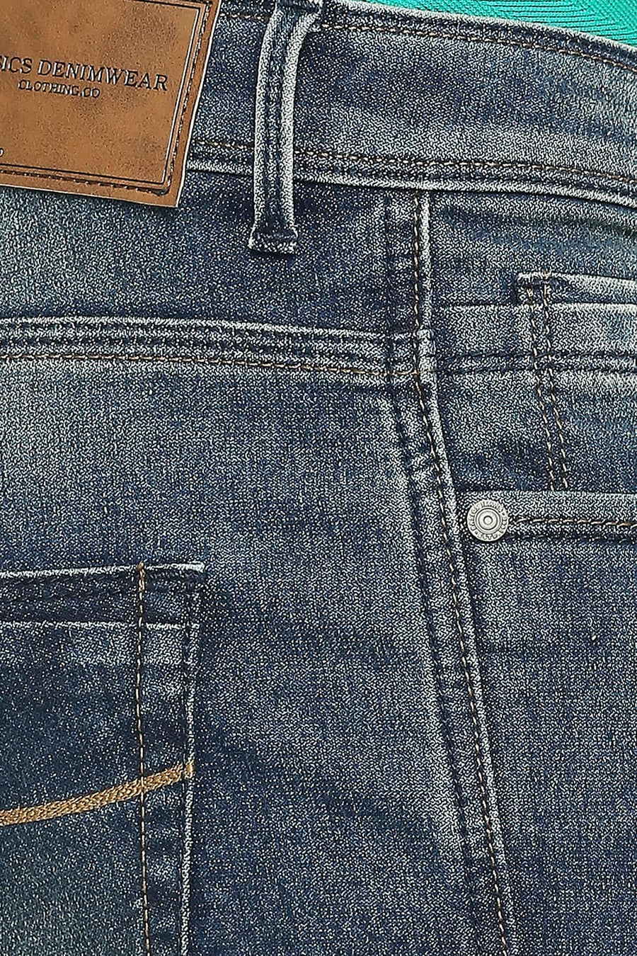 BASICS TORQUE FIT MAJOLICA BLUE STRETCH JEANS