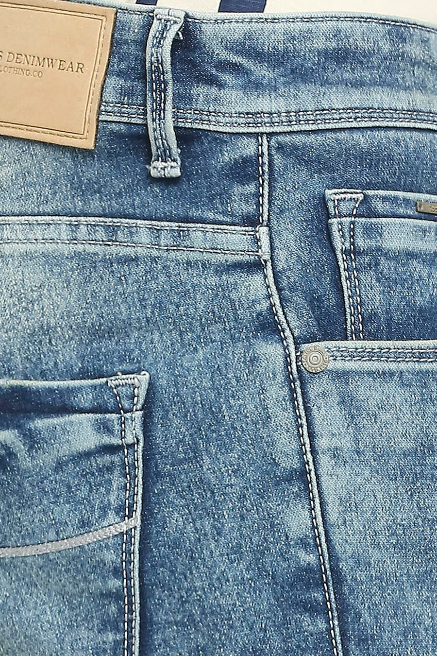 BASICS BLADE FIT MOONLIGHT BLUE STRETCH JEANS