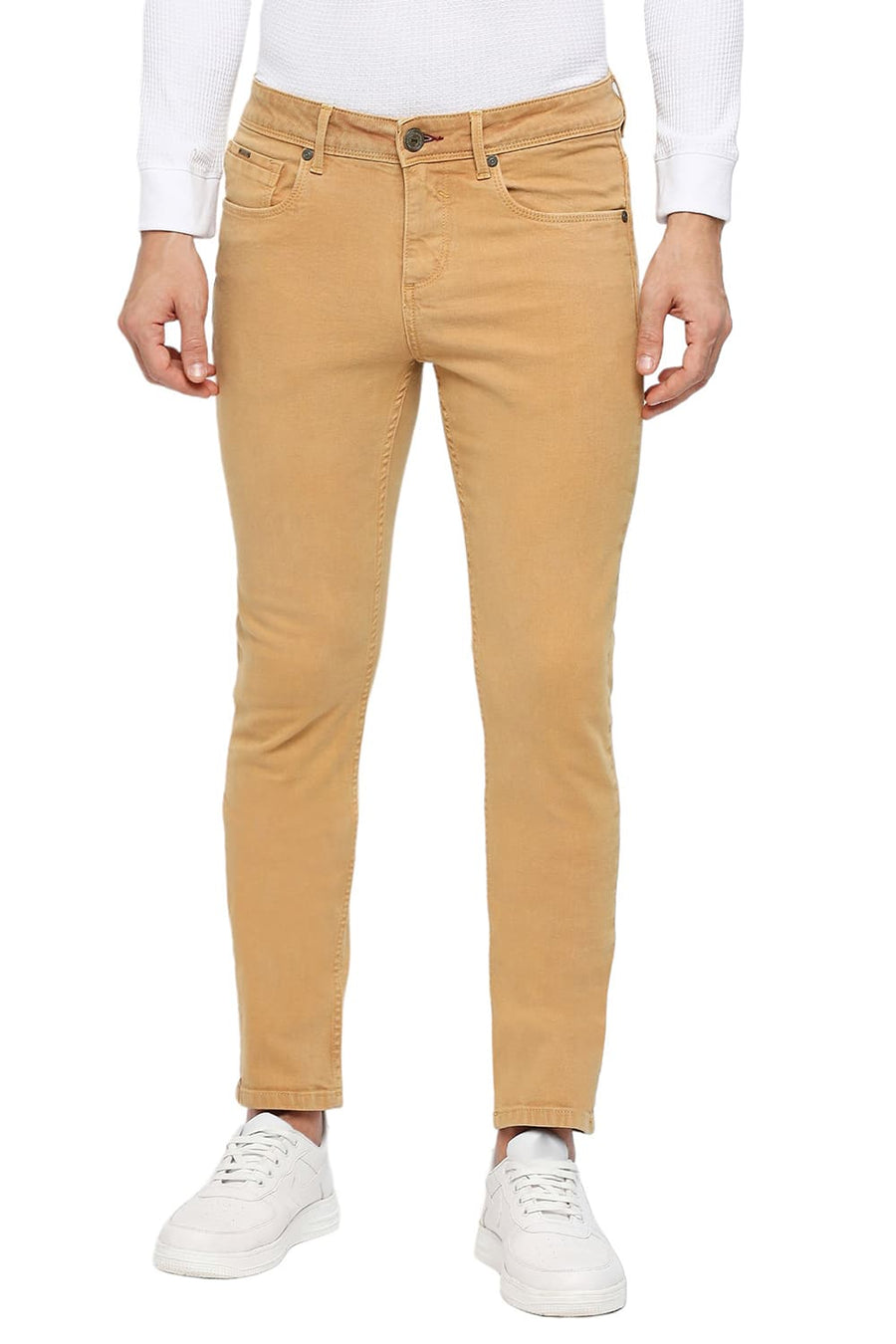 BASICS DRIFT FIT TAFFY KHAKI COTTON STRETCH JEANS