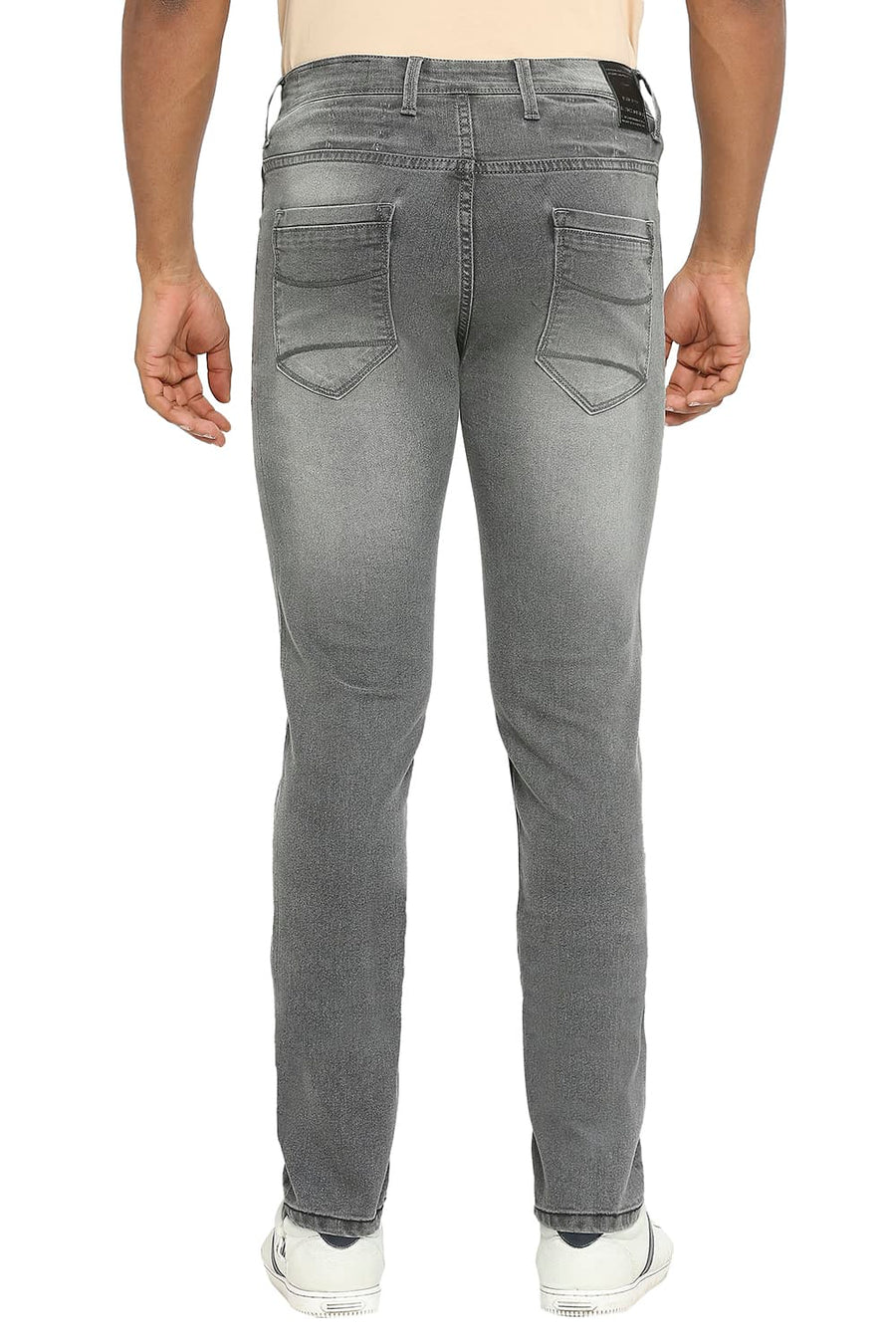 BASICS DRIFT FIT STEEL GREY COTTON POLYESTER STRETCH JEANS