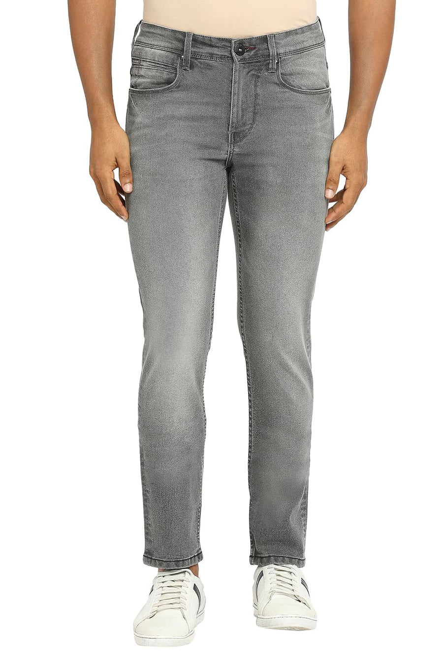 BASICS DRIFT FIT STEEL GREY COTTON POLYESTER STRETCH JEANS