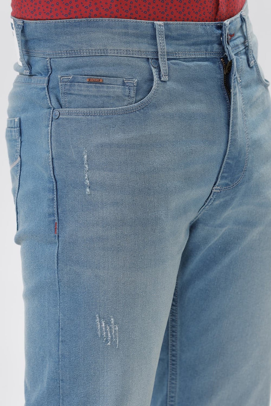 BASICS DRIFT FIT BLUE HEAVEN COTTON POLYESTER STRETCH JEANS