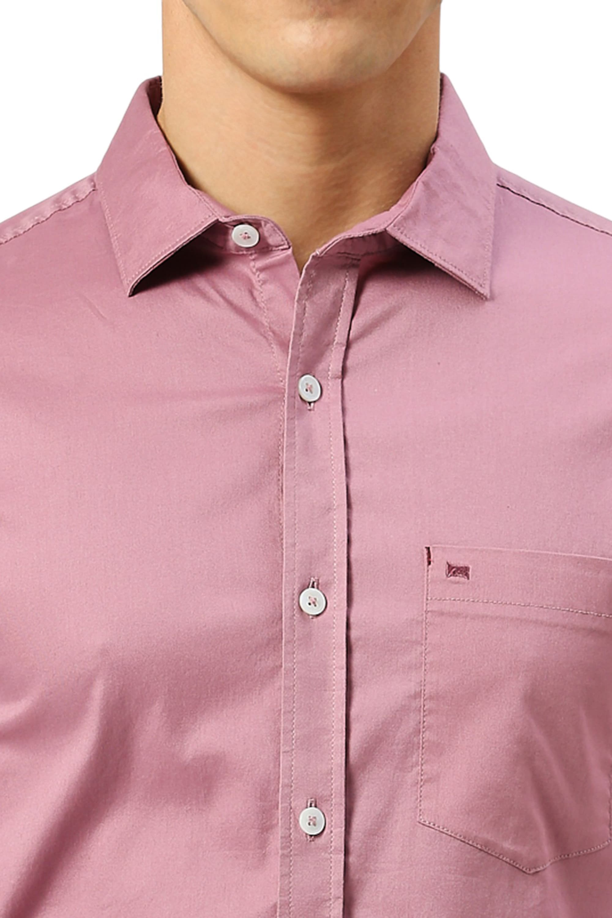 SLIM FIT COTTON TWILL SHIRT