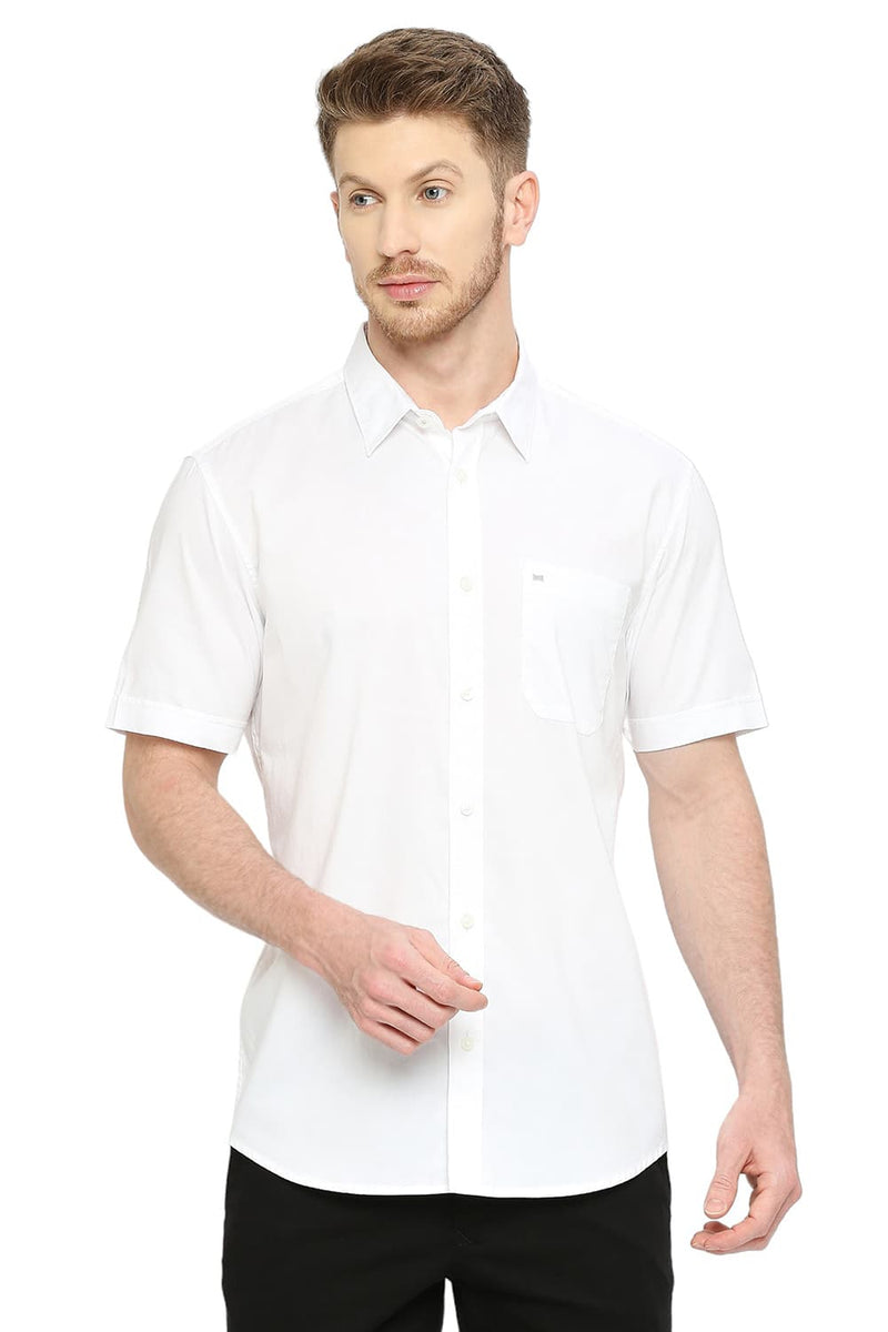 BASICS SLIM FIT COTTON OXFORD SHIRT