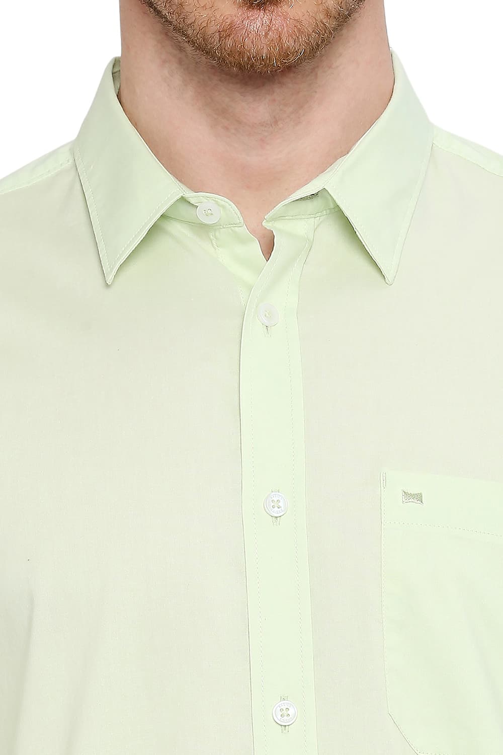 BASICS SLIM FIT COTTON OXFORD SHIRT