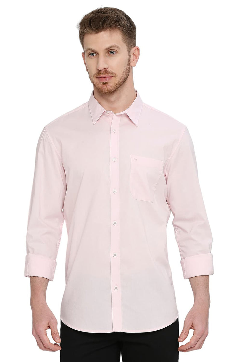 BASICS SLIM FIT COTTON OXFORD SHIRT