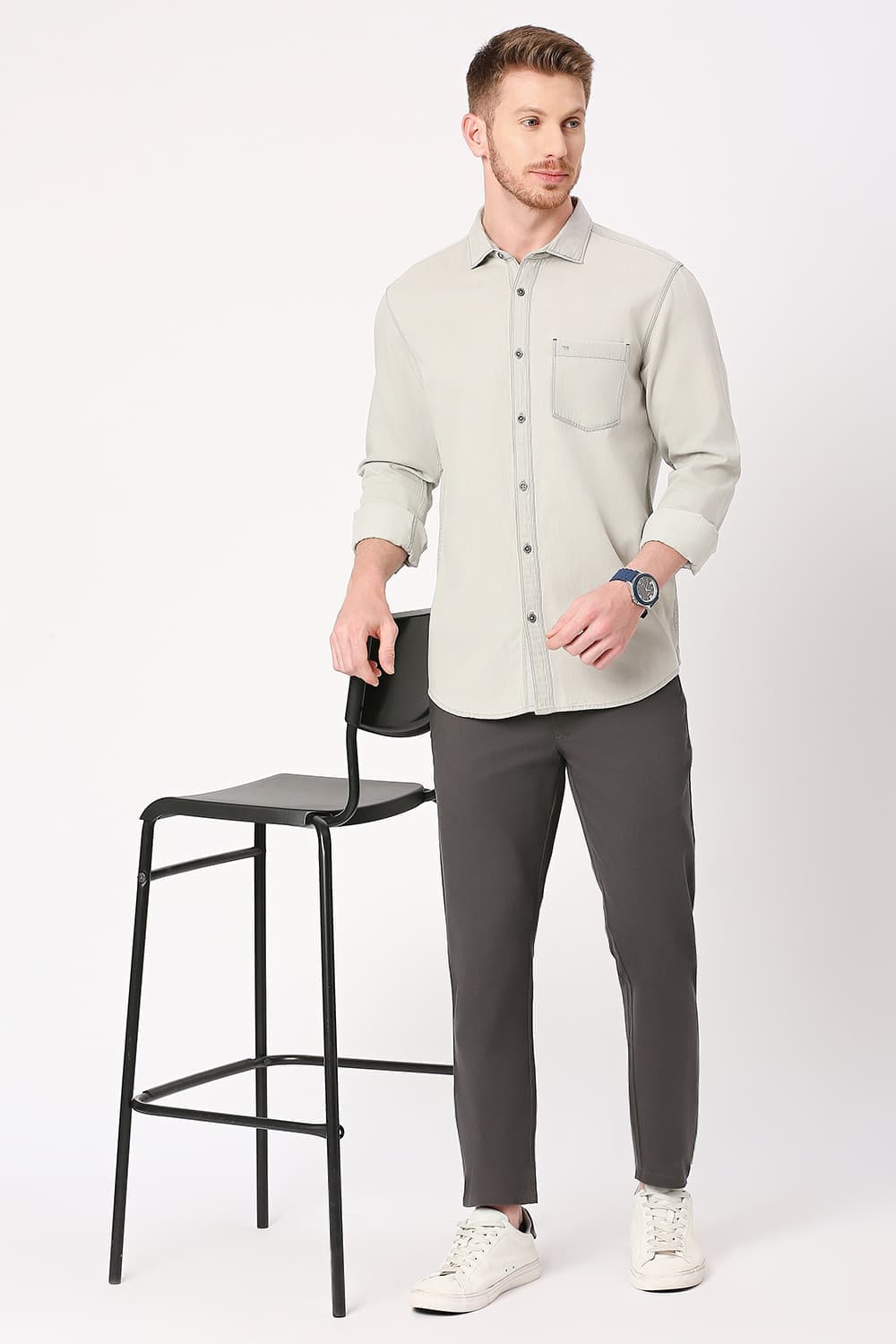 Slim Fit Cotton Shirt