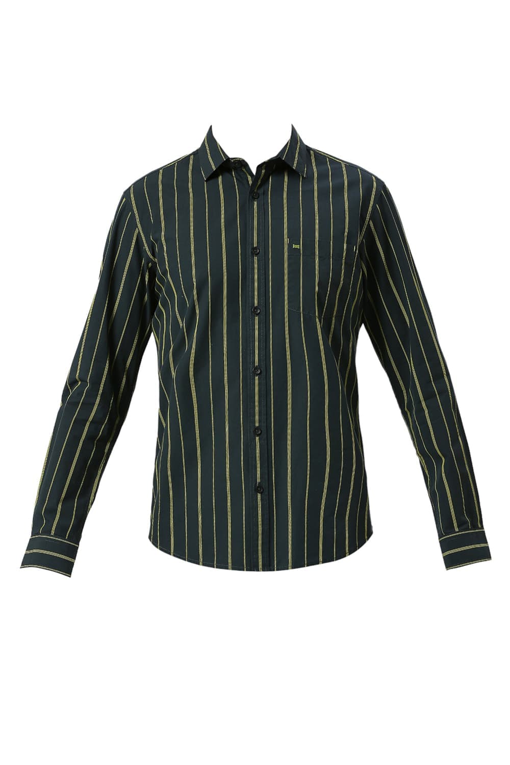 SLIM FIT COTTON STRIPE SHIRT