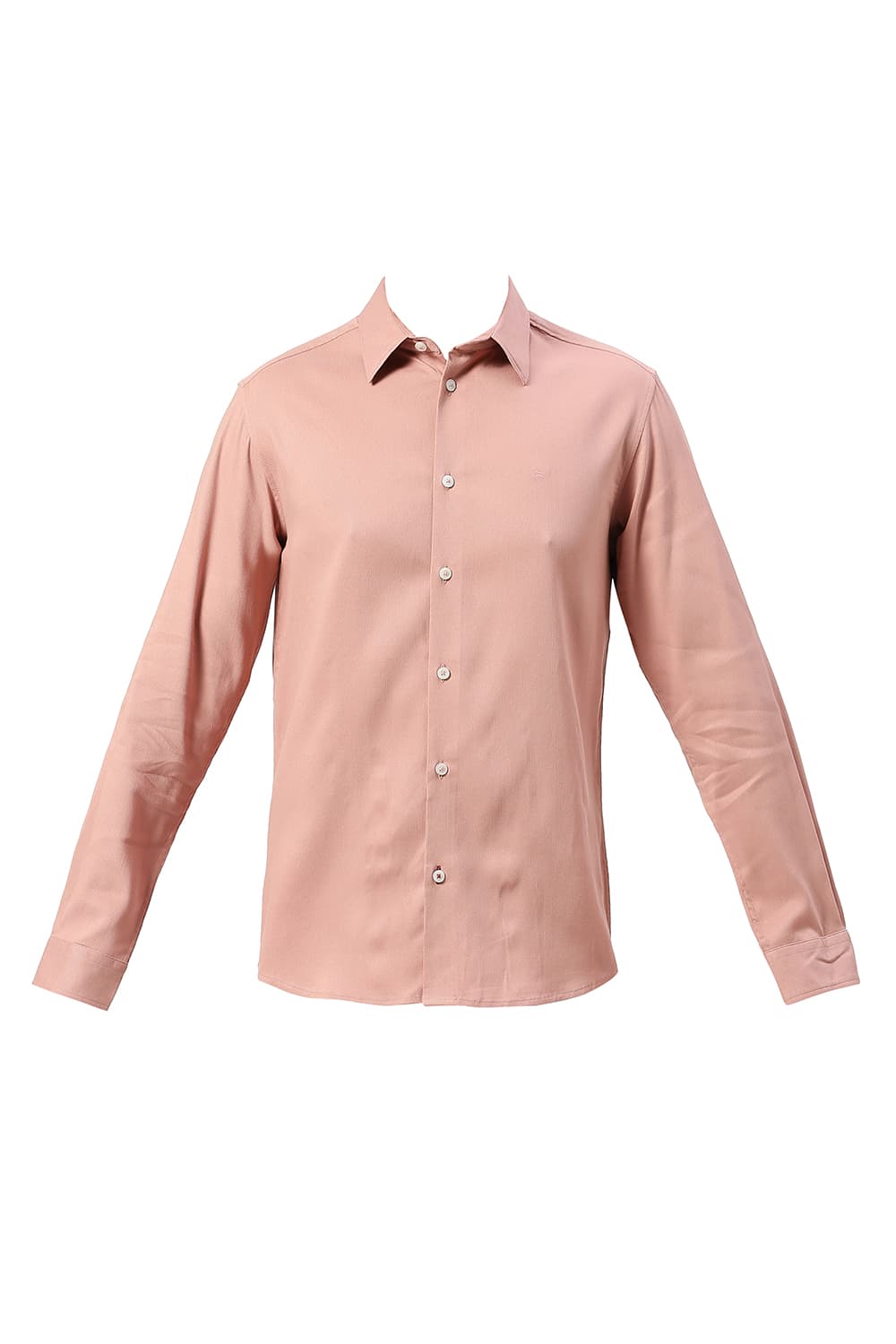 SLIM FIT VISCOSE POLYESTER STRETCH DOBBY SHIRT