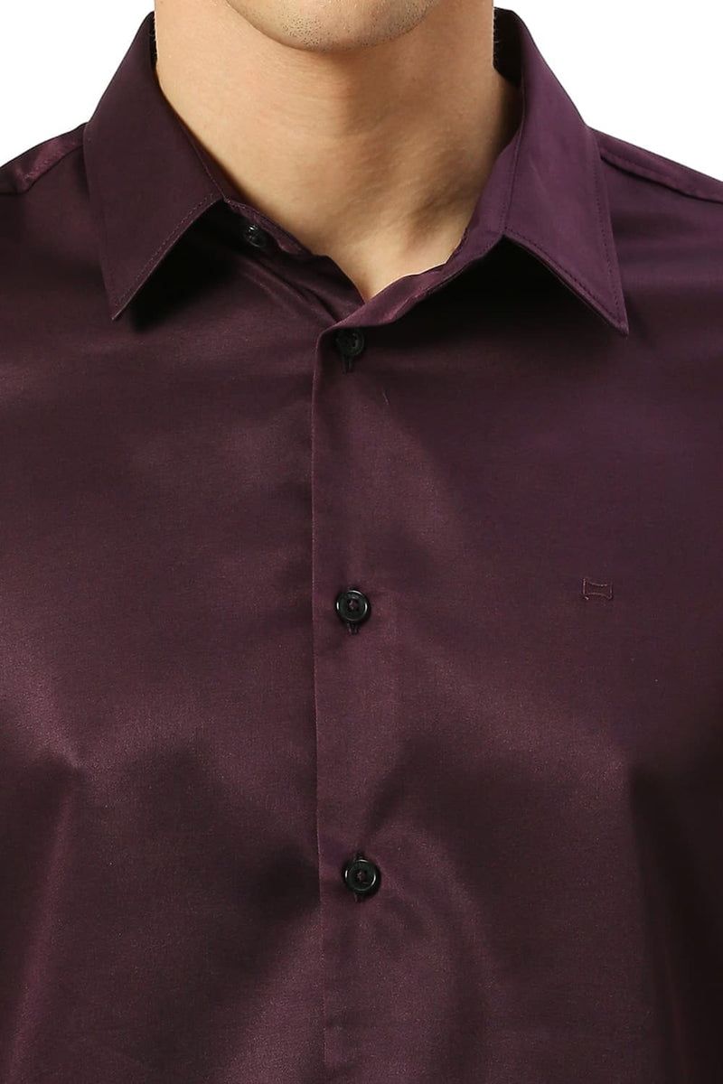 SLIM FIT POLYESTER STRETCH SHIRT