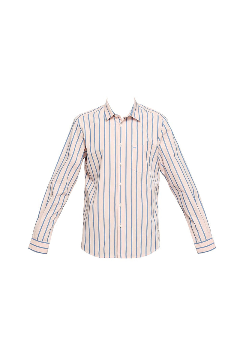 SLIM FIT COTTON STRIPES SHIRTS