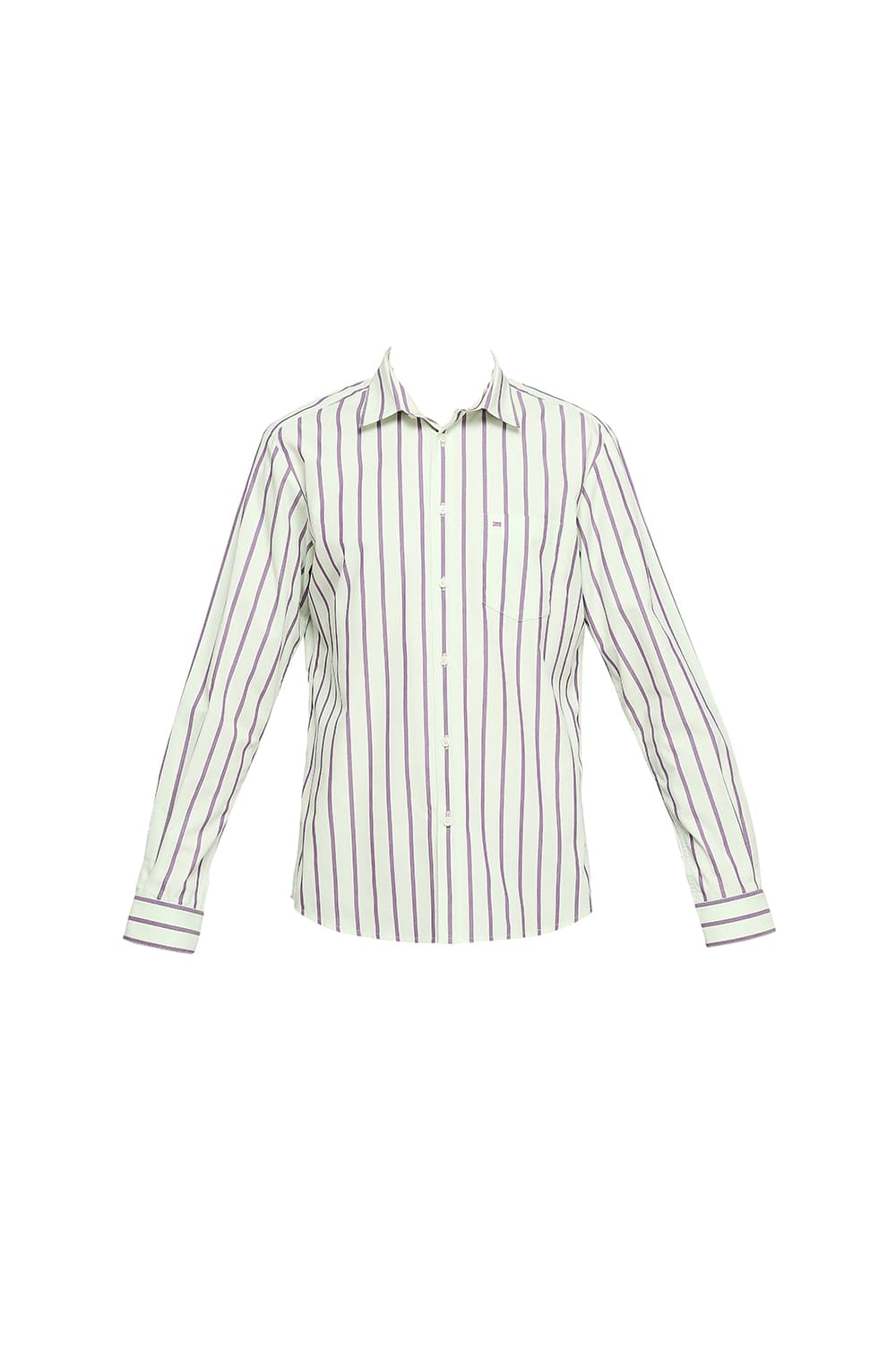 SLIM FIT COTTON STRIPES SHIRTS