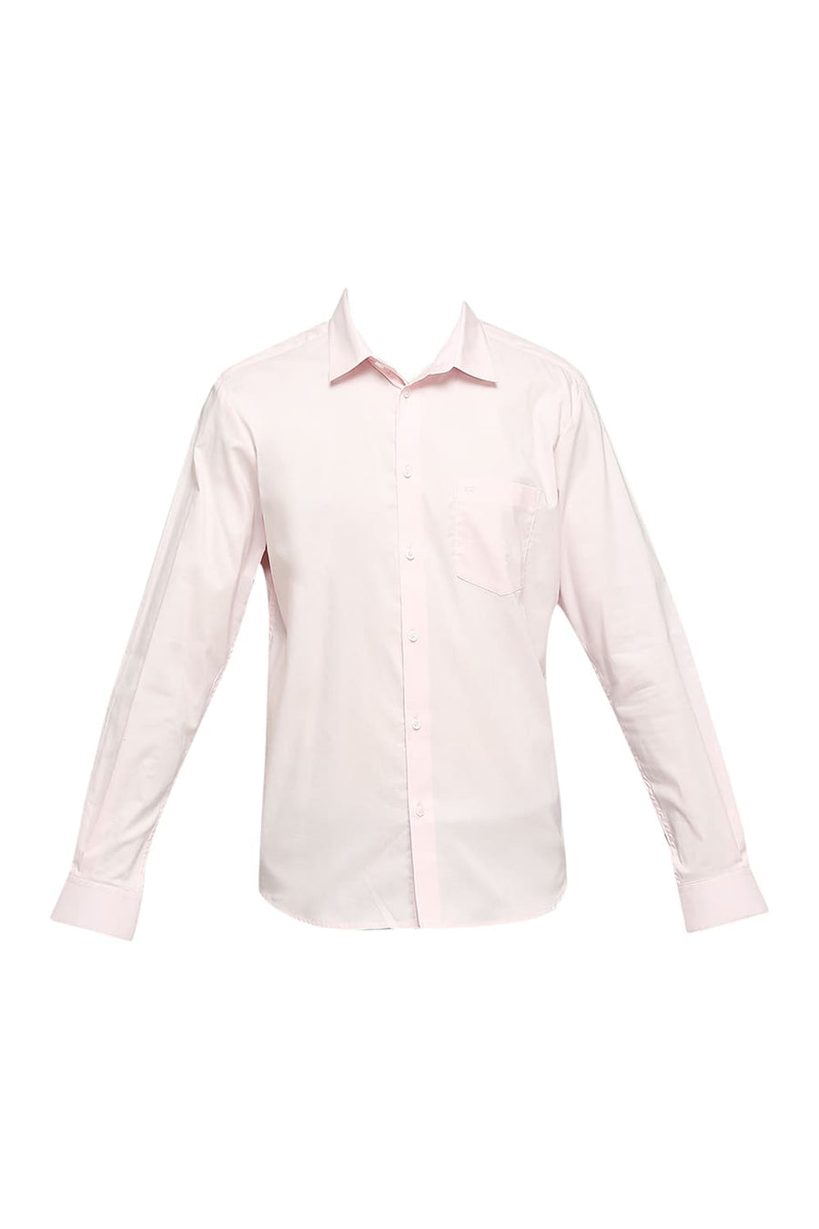 BASICS SLIM FIT CRYSTAL PINK COTTON OXFORD SHIRTS