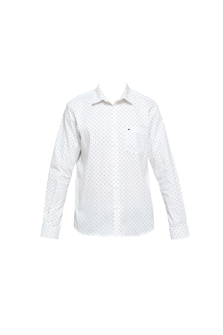 BASICS SLIM FIT BRIGHT WHITE COTTON OXFORD SHIRTS