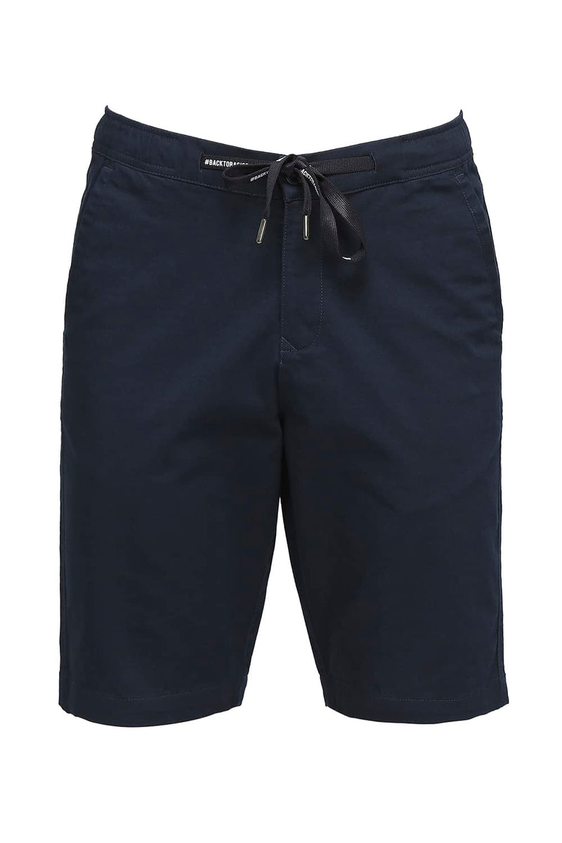 BASICS COMFORT FIT COTTON STRETCH DOBBY WOVEN SHORTS