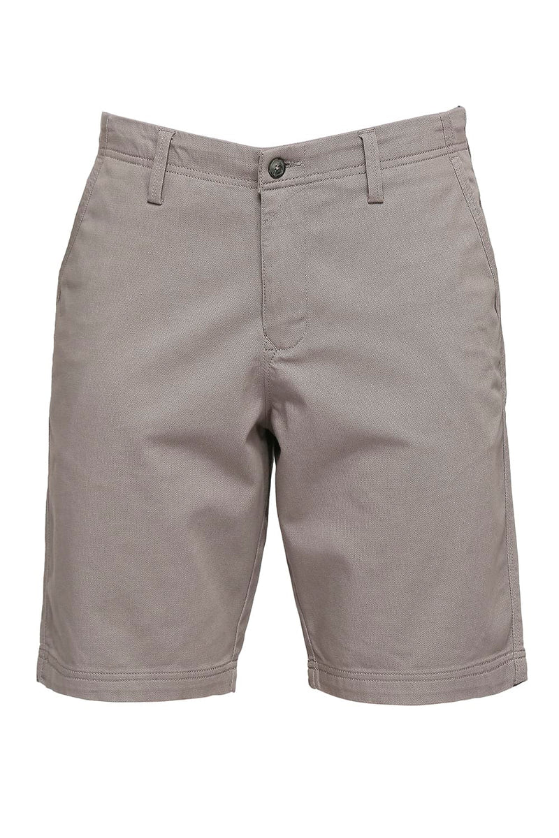 BASICS COMFORT FIT COTTON STRETCH DOBBY WOVEN SHORTS