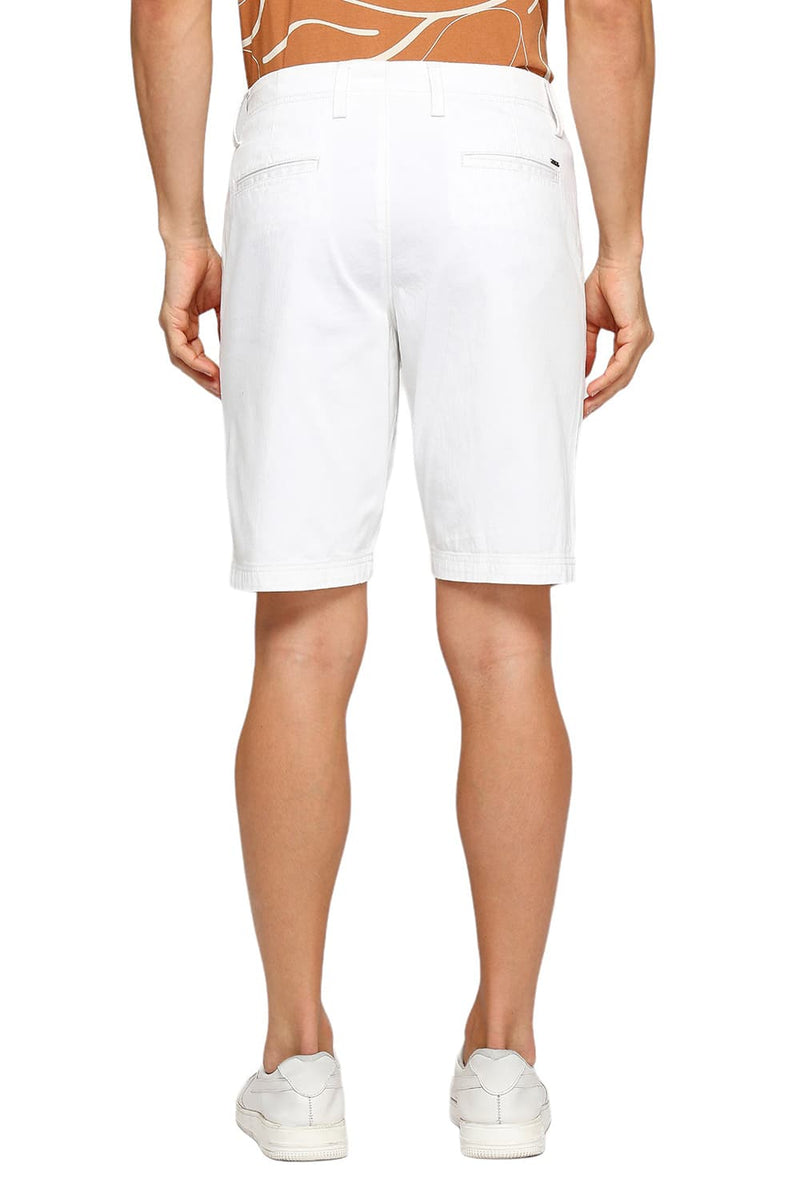 BASICS COMFORT FIT COTTON STRETCH DOBBY WOVEN SHORTS