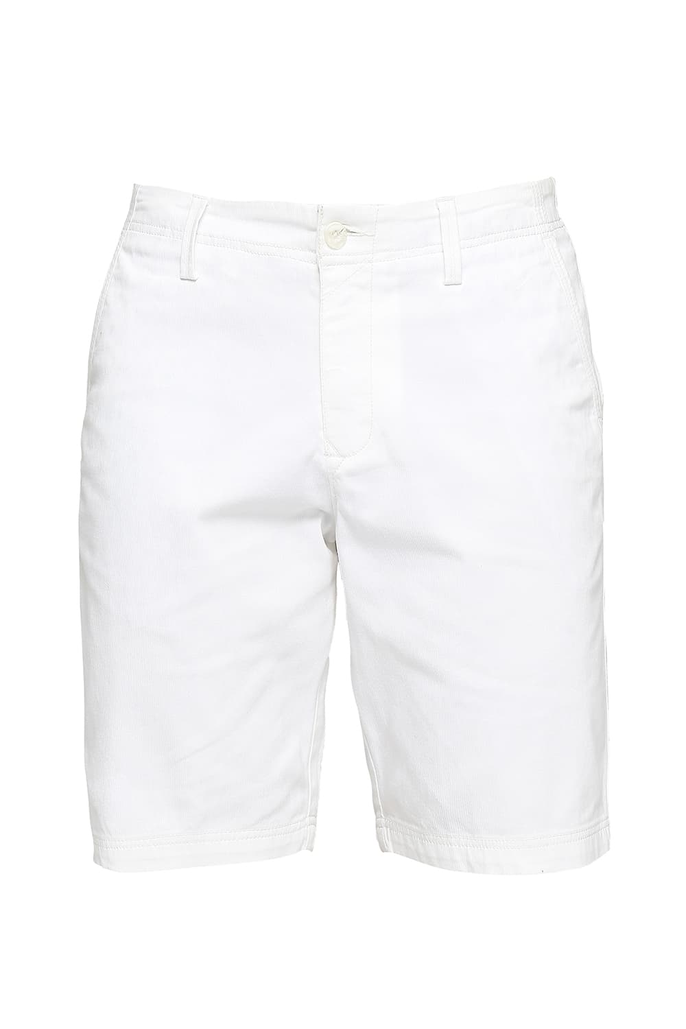 BASICS COMFORT FIT COTTON STRETCH DOBBY WOVEN SHORTS