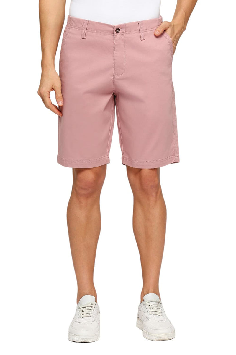 BASICS COMFORT FIT COTTON STRETCH DOBBY WOVEN SHORTS