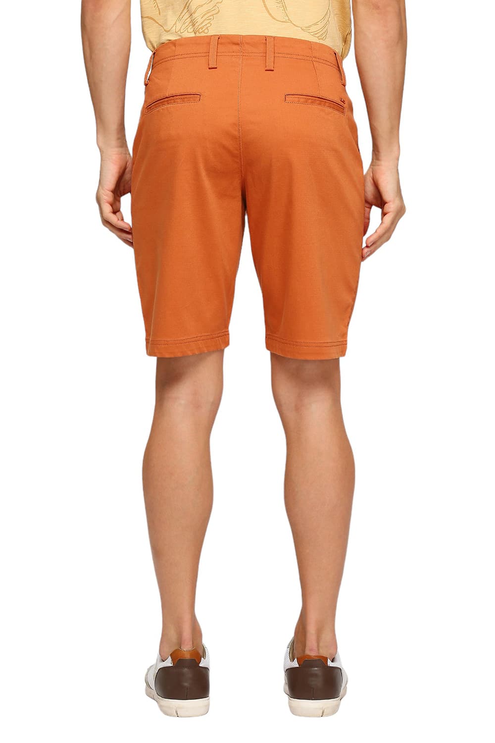 BASICS COMFORT FIT COTTON STRETCH DOBBY WOVEN SHORTS