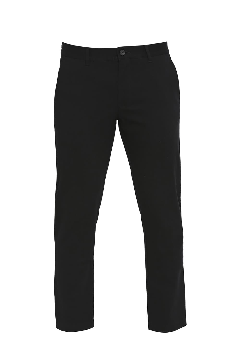 TAPERED FIT COTTON STRETCH DOBBY TROUSERS