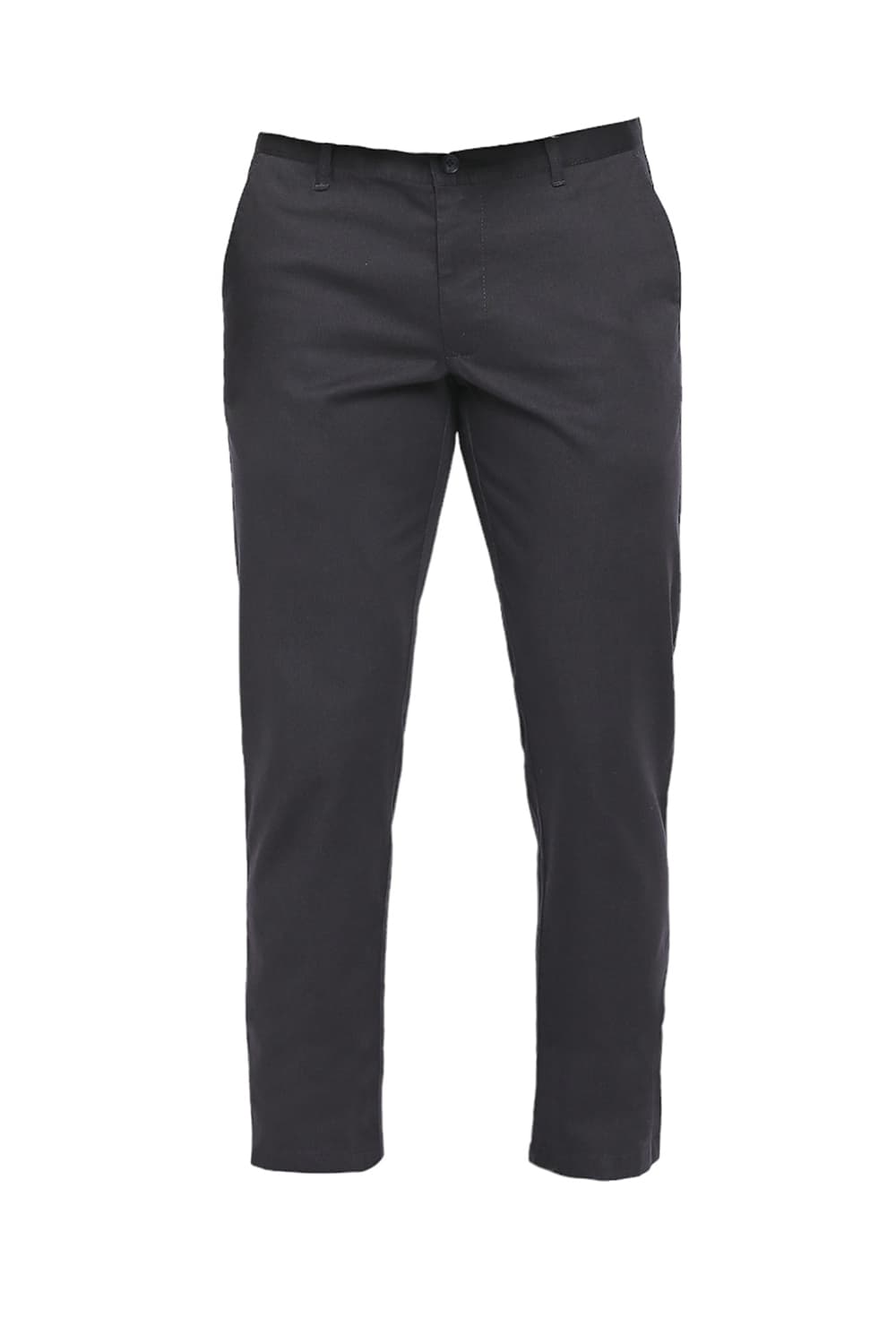 BASICS TAPERED FIT COTTON STRETCH DOBBY TROUSERS