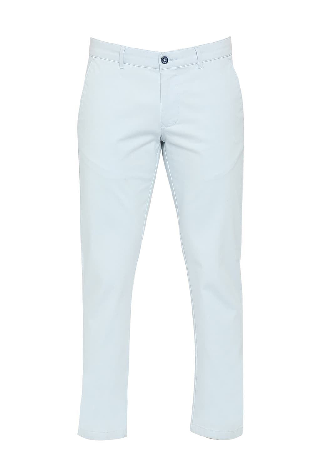 BASICS COMFORT FIT COTTON STRETCH DOBBY TROUSERS